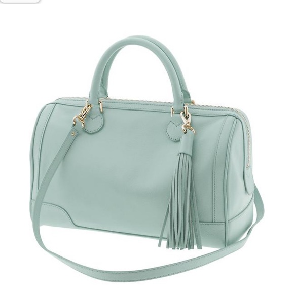 Banana Republic Handbags - BANANA REPUBLIC Evan Satchel mint